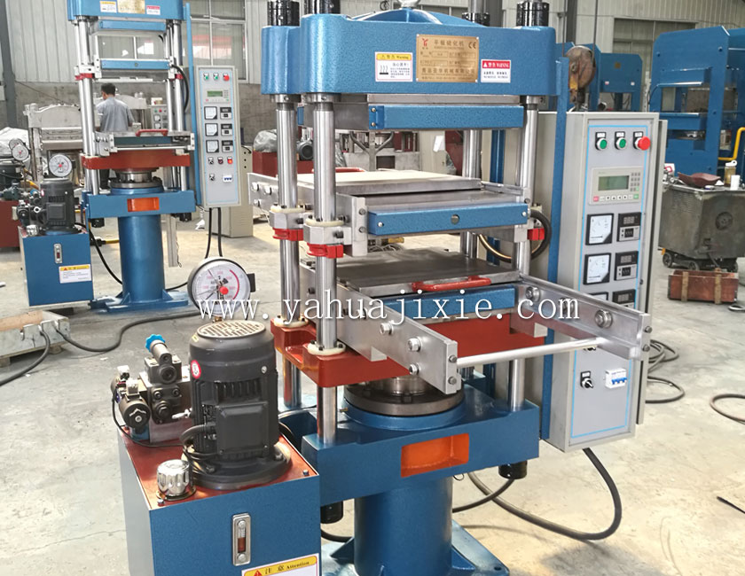 50T前后帶推拉模裝置全自動硫化機(jī)