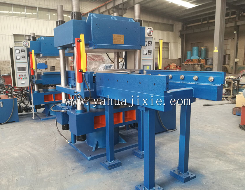 200T柱式自動(dòng)控制帶手動(dòng)推拉模裝置硫化機(jī)