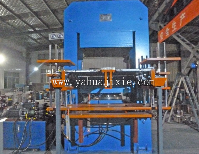 500Tplc控制自動(dòng)推出，帶自動(dòng)頂出框式硫化機(jī)